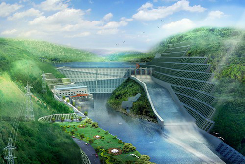 本号镇老挝南塔河1号水电站项目